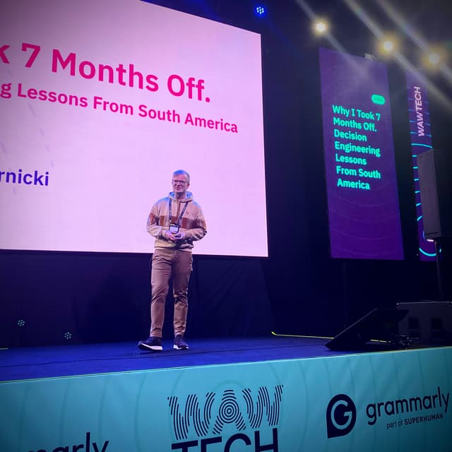Krzysztof Dudzik-Górnicki at WAWTech 2025